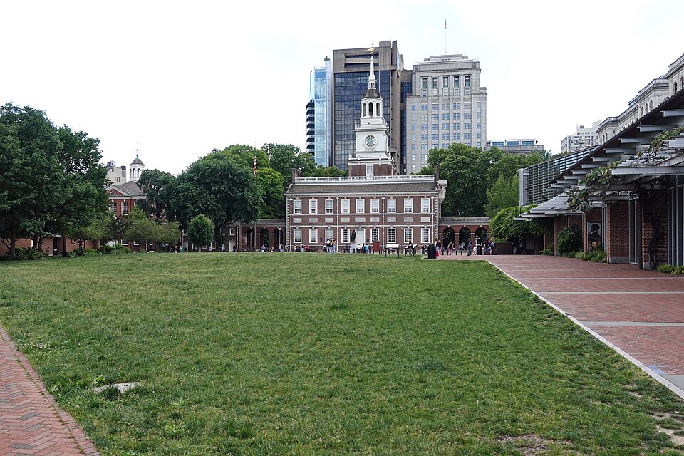 Independence Hall in Philadelphia, May 2024