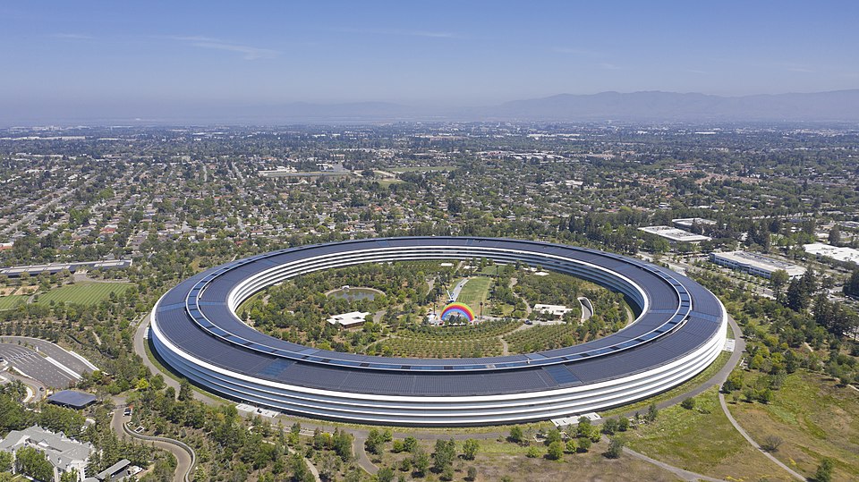 Apple Park headquarters in Cupertino, California