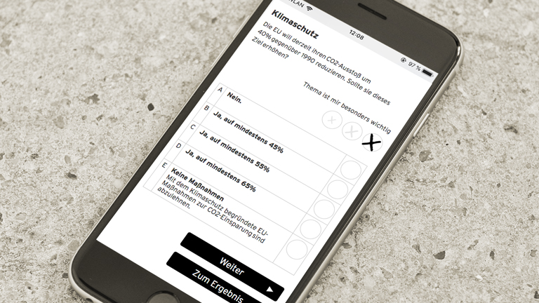 Smartphone interface displaying app content and streaming options