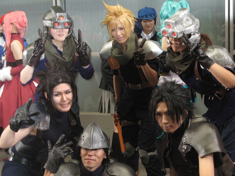 FF cosplay group at Tokyo Game Show