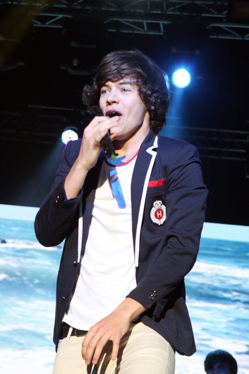 Harry Styles on stage