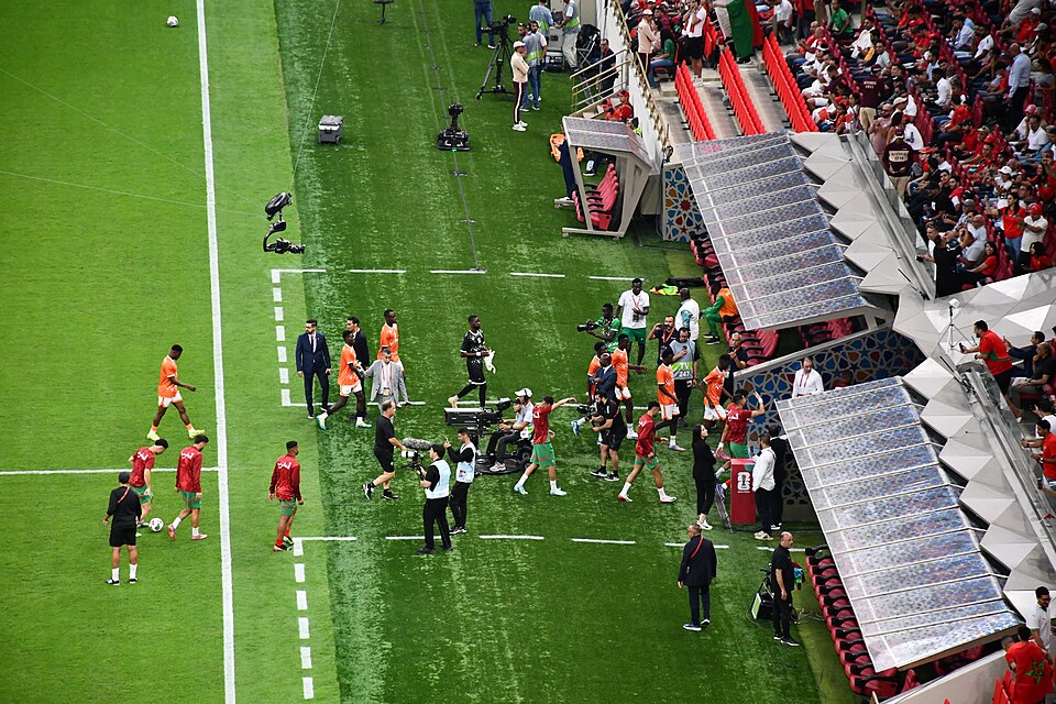 Stadium crowd during World Cup 2026 qualifier