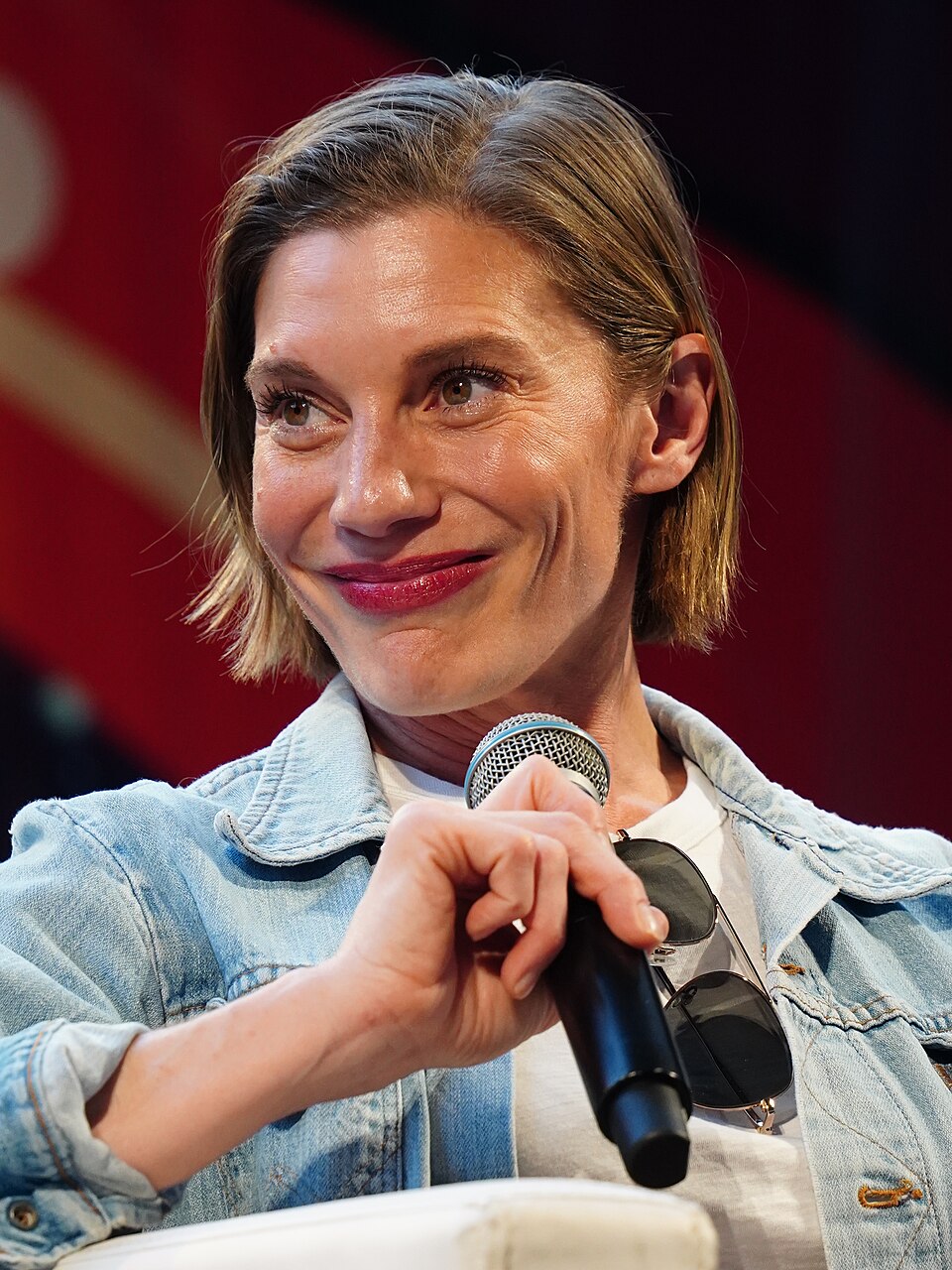 Katee Sackhoff, who plays Bo-Katan in the Mandalorian franchise