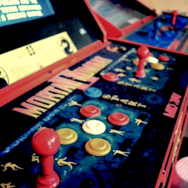 Classic Mortal Kombat II arcade cabinet