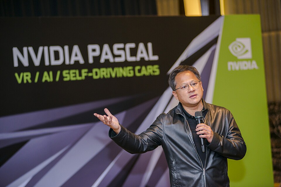 Nvidia CEO at Computex conference