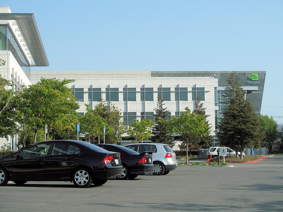 Nvidia headquarters building in Santa Clara, California