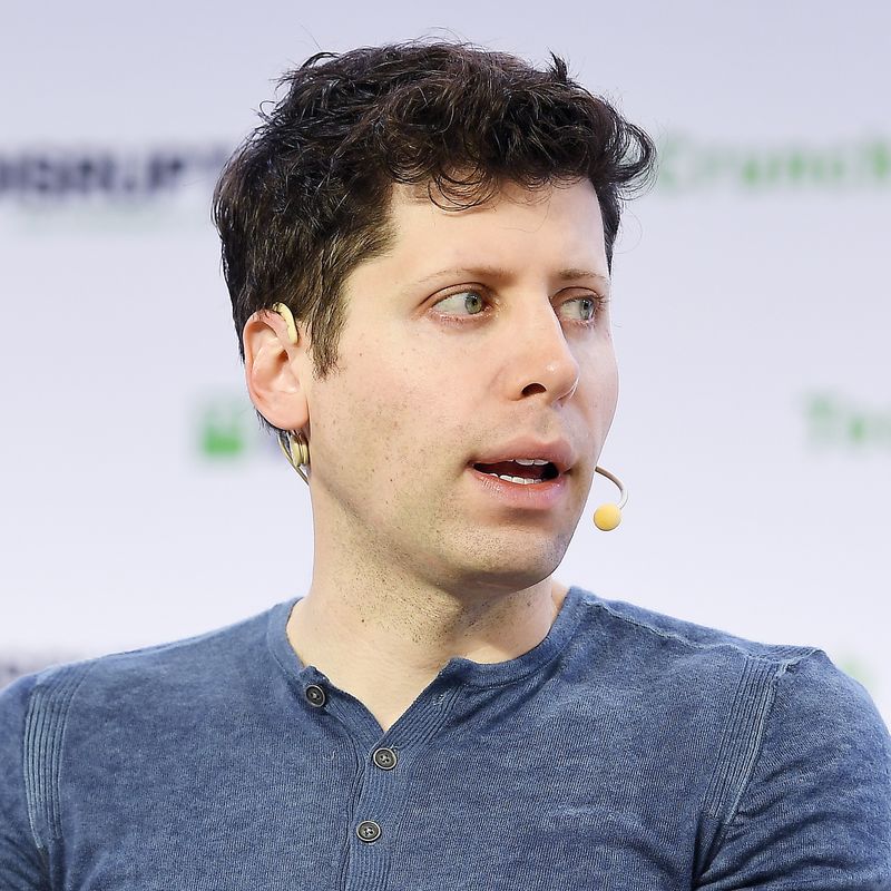 Sam Altman, CEO of OpenAI, at a technology conference