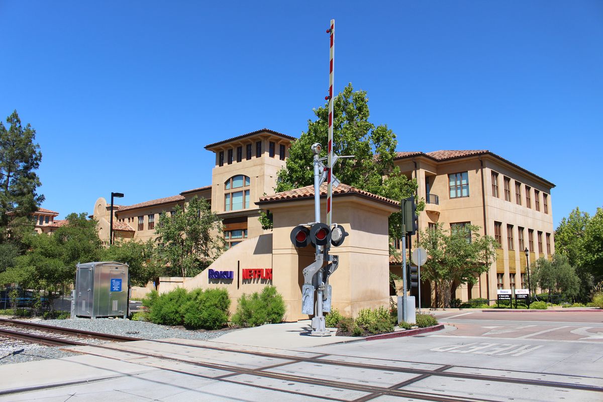 Netflix studio building in Los Gatos, California