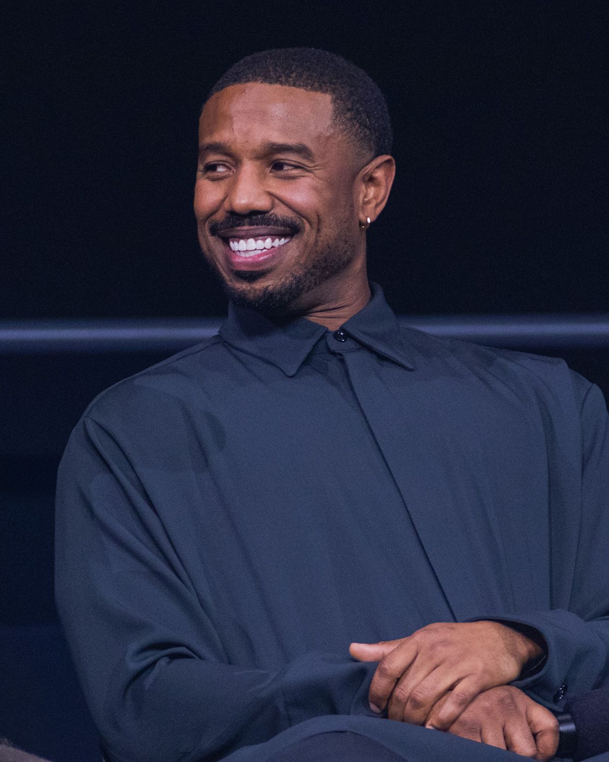 Michael B. Jordan at a film premiere event